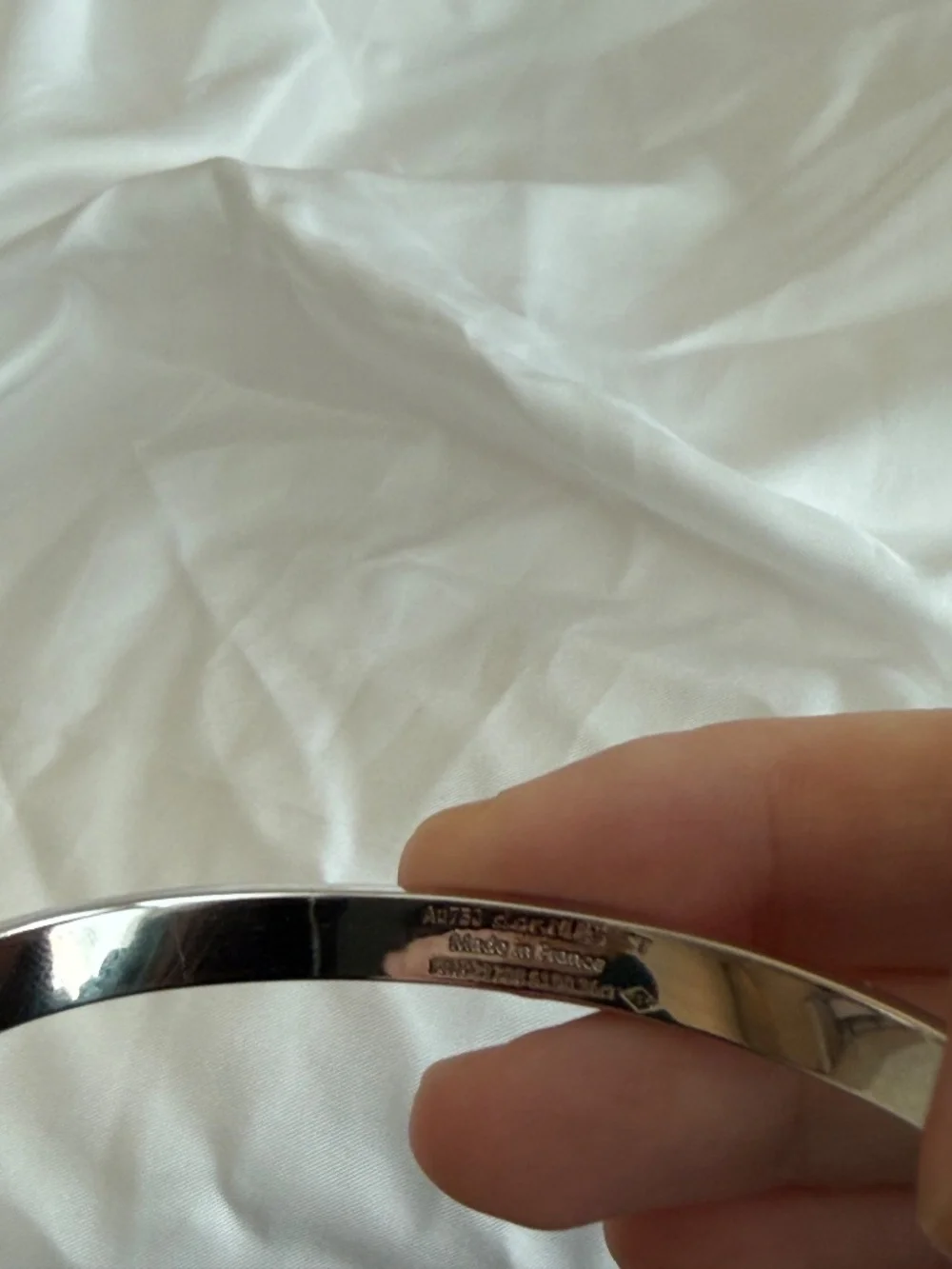 ✨Hermes. Silver Diamond PM Kelly Pave Bracelet SH